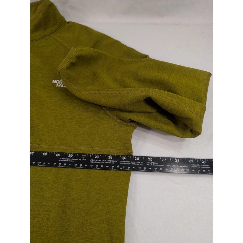 The North Face ‎ Canyonlands 1/2 Zip Up Fleece Pullover Jacket XL Shag Green